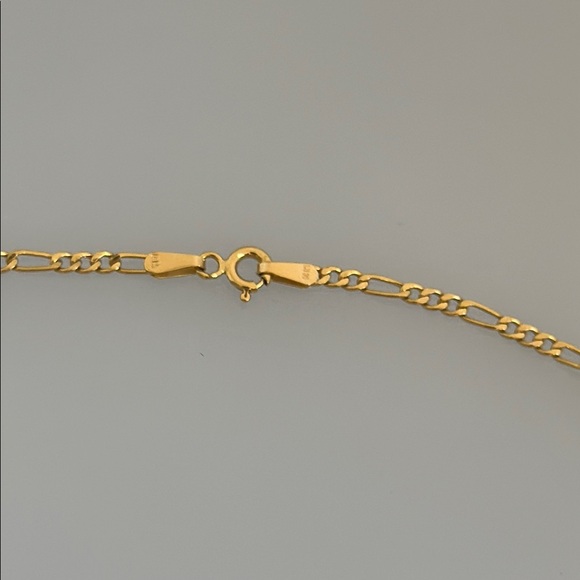 14k real solid Gold Chain Necklace - Picture 3 of 7
